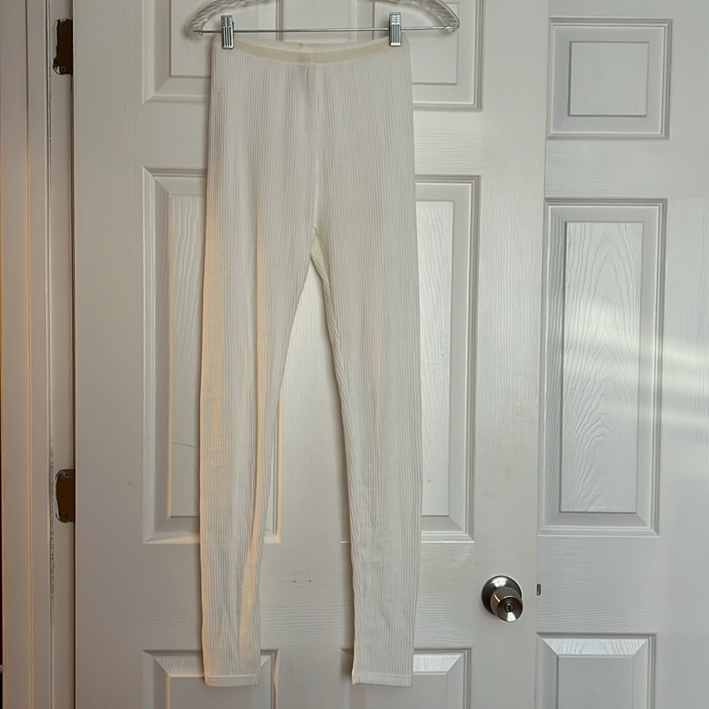 Free People Intimately Ivory Chilled Out Leggings XS